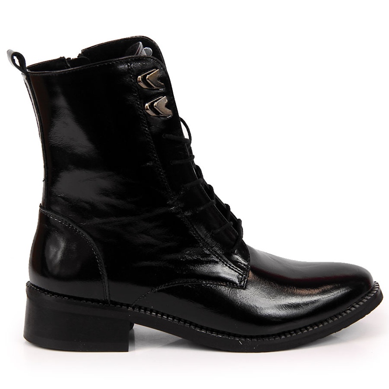 Black Dolce Pietro women's leather boots
