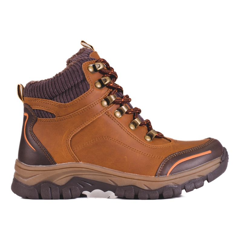 SHELOVET Boys' brown trekking shoes SHELOVET Boys' brown trekking shoes