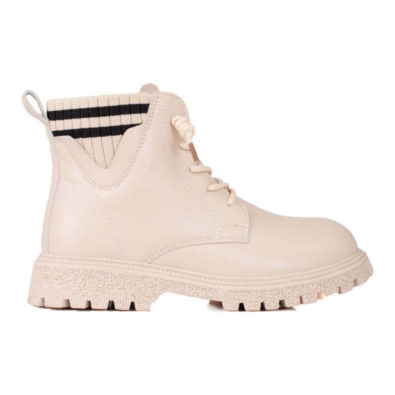 Beige Shelovet girls' boots