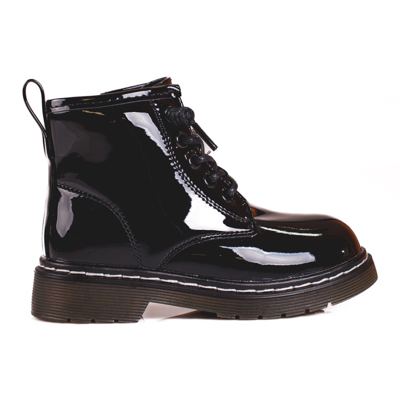 Lacquered girls' boots Shelovet black