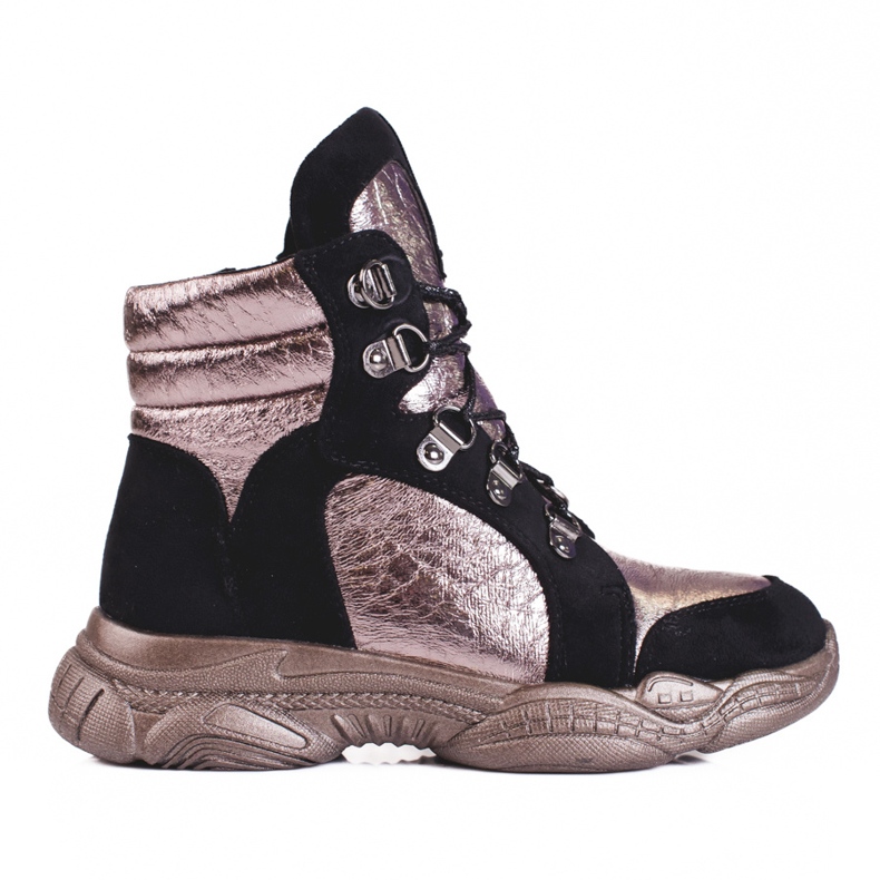 Girls' boots on a thick Shelovet sole black