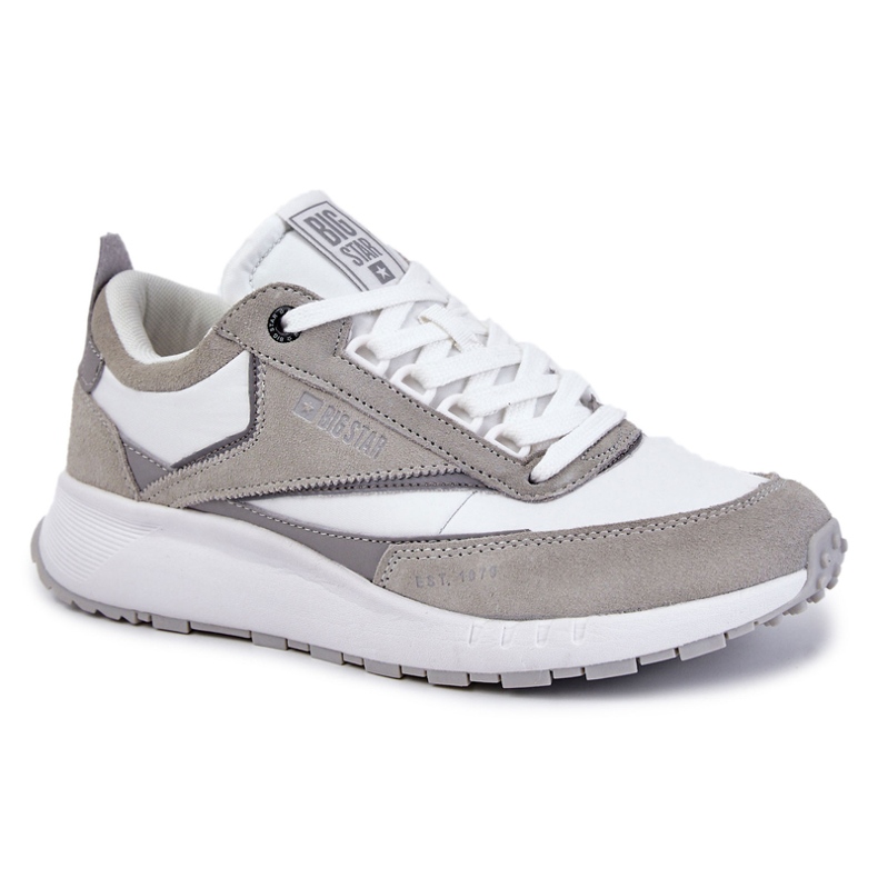 Men's sports shoes Big Star KK174021 White-Gray grey Men's sports shoes Big Star KK174021 White-Gray grey