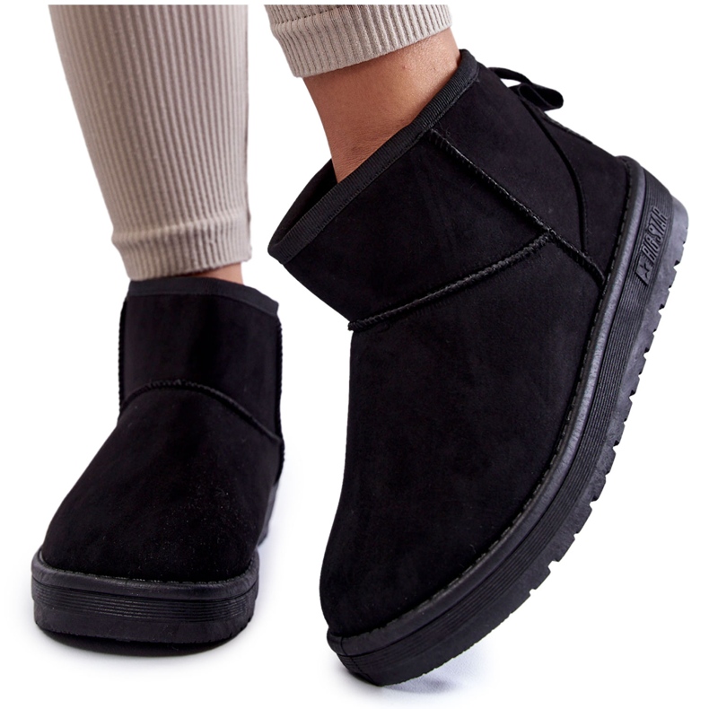 Women's insulated snow boots Big Star KK274288 Black
