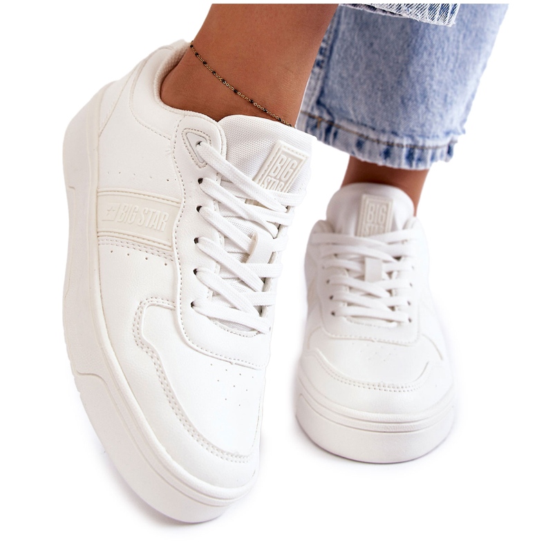 Memory Foam System Big Star Low Sport Shoes KK274259 White