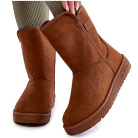 Women's High Snow Boots Big Star KK274616 Brown Women's High Snow Boots Big Star KK274616 Brown