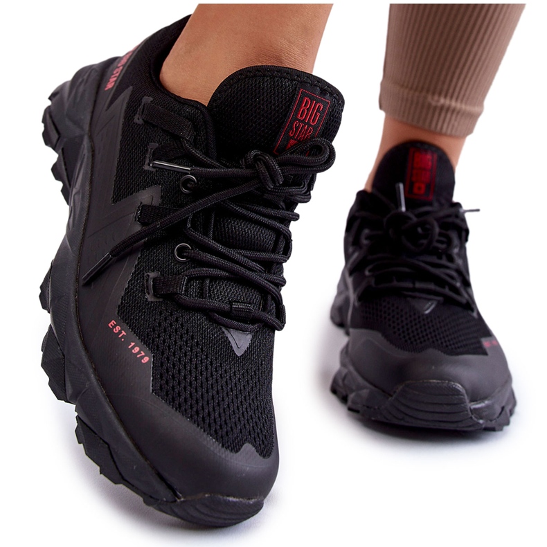 Women's Sneakers Memory Foam System Big Star KK274211 Black