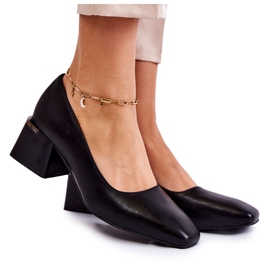Leather Pumps La.Fi 230034B-QN Black Leather Pumps La.Fi 230034B-QN Black