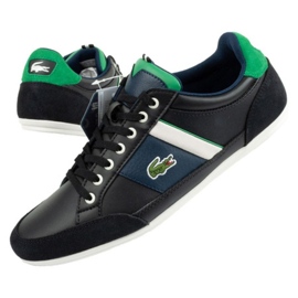 Grommen Spectaculair Doe voorzichtig Lacoste Chaymon 222 M 111B4 sneakers black navy blue green - KeeShoes
