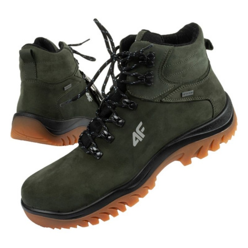 Hiking boots 4F OBMH257 43S green