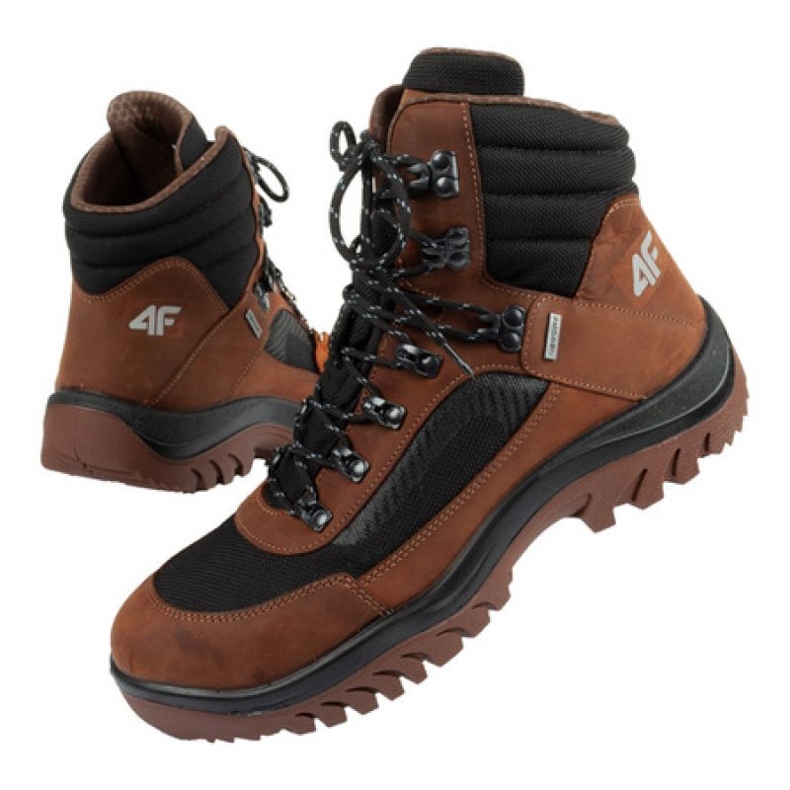 Hiking boots 4F OBMH253 81S brown Hiking boots 4F OBMH253 81S brown