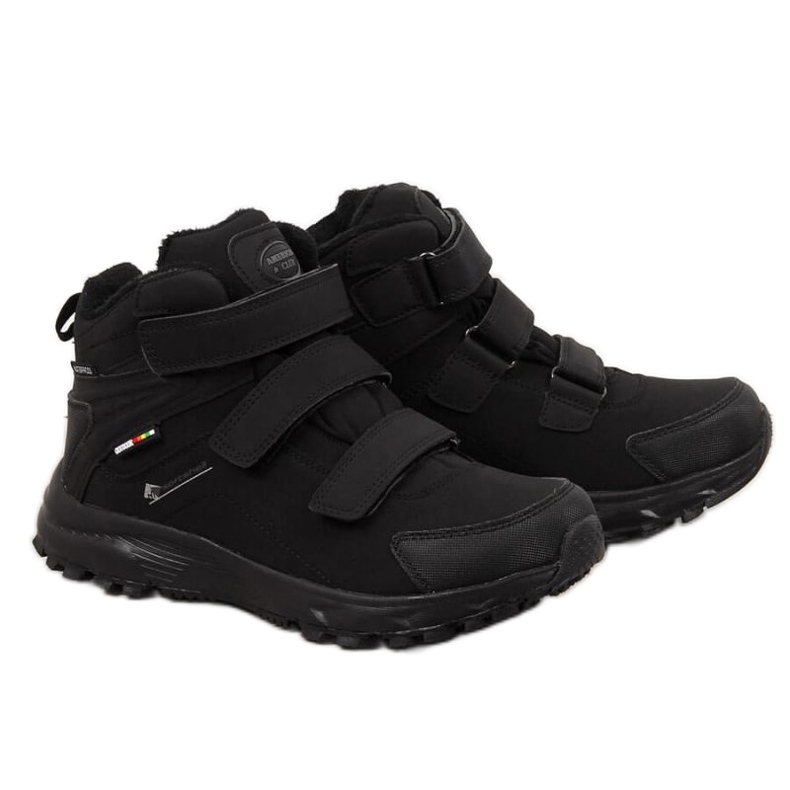 Trekking shoes waterproof with Velcro American Club W AM854 black