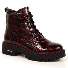 Leather lacquered insulated boots Artiker W HBH35 Leather lacquered insulated boots Artiker W HBH35