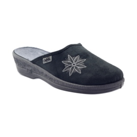 Women's slippers wedge Befado 219d459 gray grey