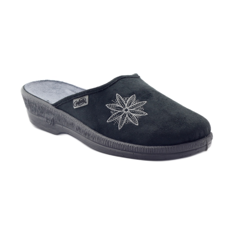Women's slippers wedge Befado 219d459 gray grey
