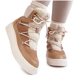 PL4 Women's Snow Boots La.Fi 280072TA-QN Beige