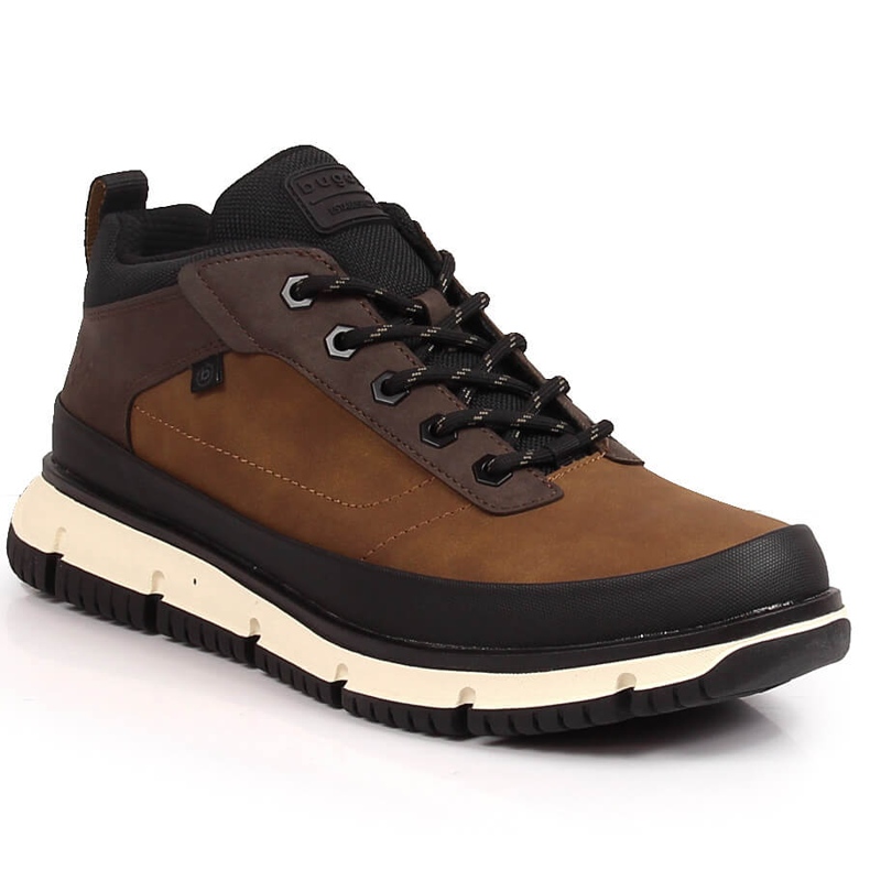 Comfortable high brown men's shoes Bugatti KK153232 black Comfortable high brown men's shoes Bugatti KK153232 black
