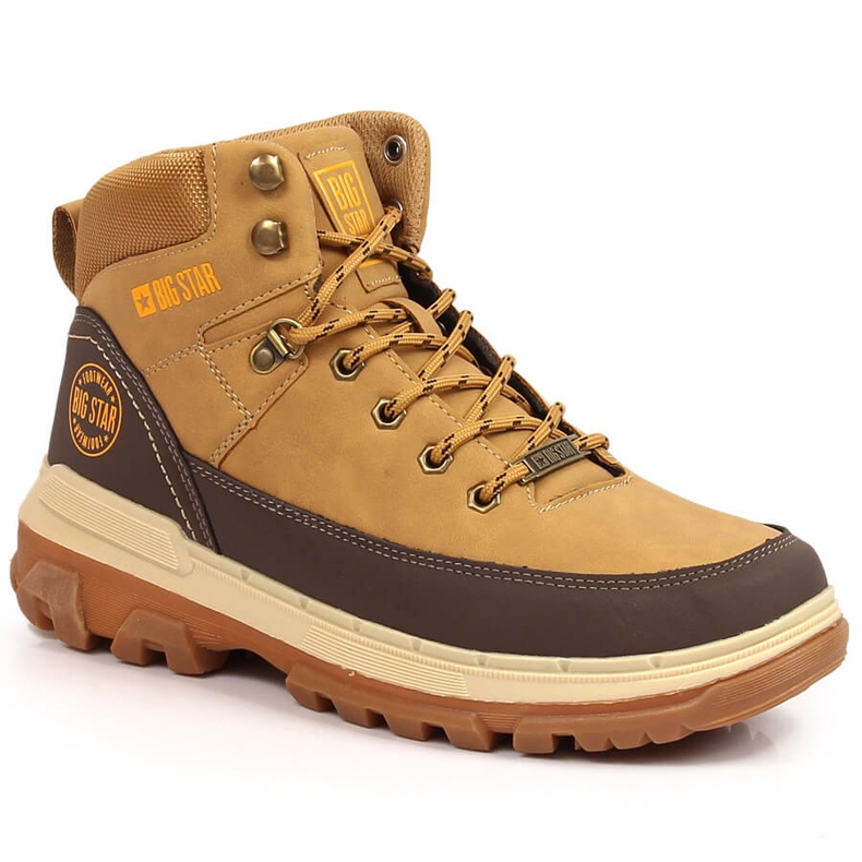Camel Big Star KK174119 men's hiking boots brown Camel Big Star KK174119 men's hiking boots brown