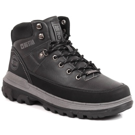 Men's black boots Big Star KK174120 Men's black boots Big Star KK174120