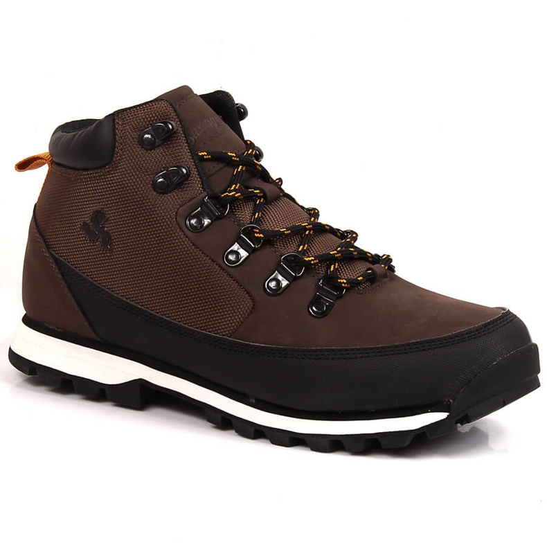 Leather men's shoes brown Vandal Bustagrip