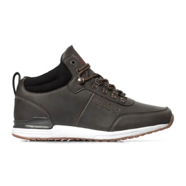 Gray leather men's shoes Jogger Bustagrip grey Gray leather men's shoes Jogger Bustagrip grey