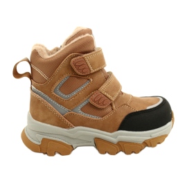Boots Trappers With Velcro Camel News 22DZ23-5251 beige yellow Boots Trappers With Velcro Camel News 22DZ23-5251 beige yellow