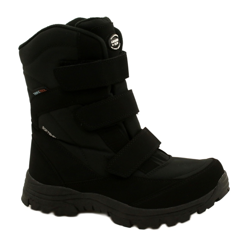American Club Softshell Boots Warmed With Velcro SN05 / 22 Black