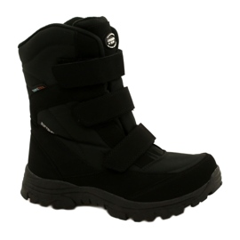 American Club Softshell Boots Warmed With Velcro SN06 / 22 Black