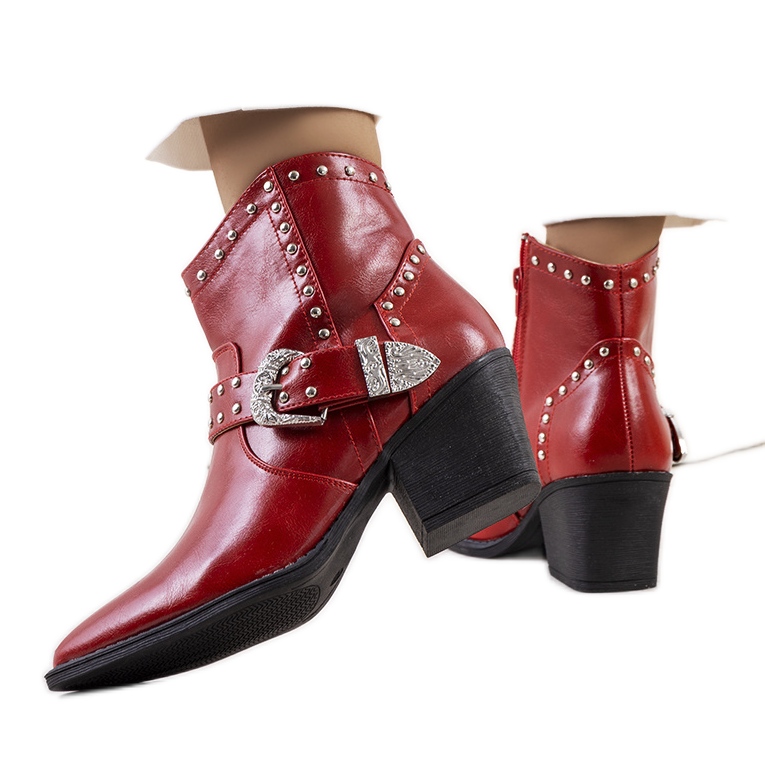 PA1 Red Zoila cowboy boots