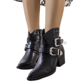 Black cowboy boots