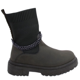 PA1 Boots with a flexible Jesse Blackish Green upper