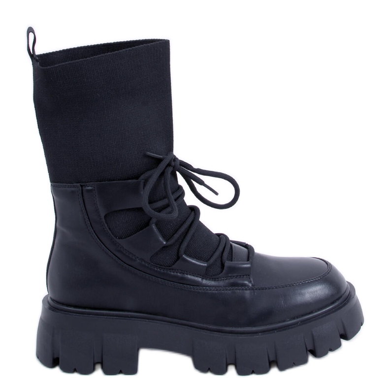PA1 Boots with a flexible Thicke Black upper