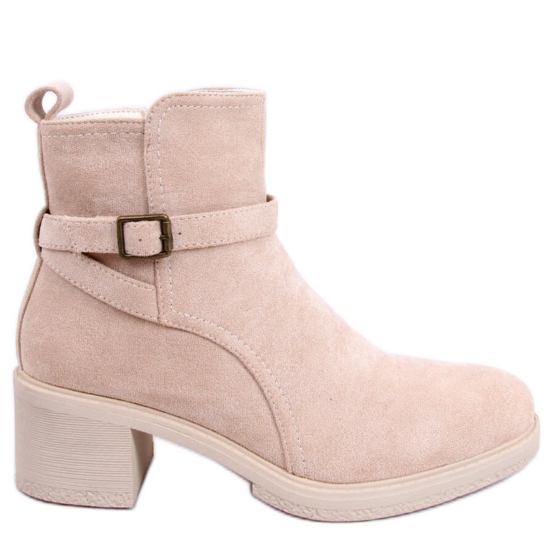PA1 Wide-heeled boots Aretha Beige