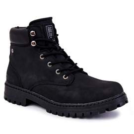 Men's Boots Memory Foam Big Star KK174209 Black Men's Boots Memory Foam Big Star KK174209 Black