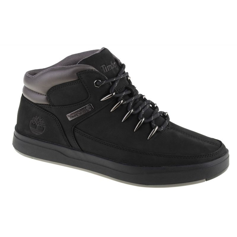 Timberland Davis Square Mid Hiker M 0A1UZK shoes black grey Timberland Davis Square Mid Hiker M 0A1UZK shoes black grey