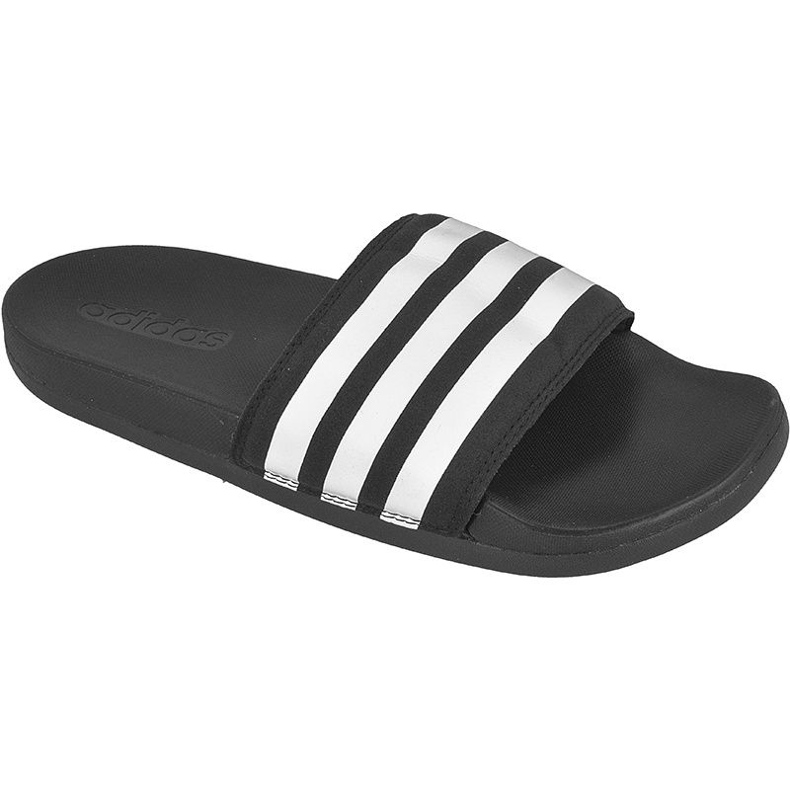 Adidas Adilette Cloudfoam Ultra Stripes Slides W S80420 white black