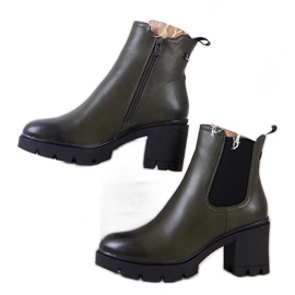 PA1 Green high-heeled boots from Selima PA1 Green high-heeled boots from Selima