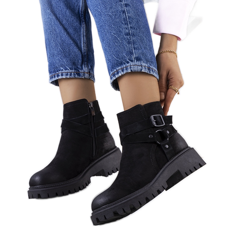 PA1 Black women's Piave boots