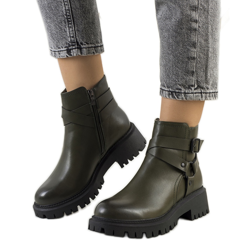 Green Meraz women's boots