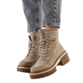 PA1 Beige trappers by Nicolo