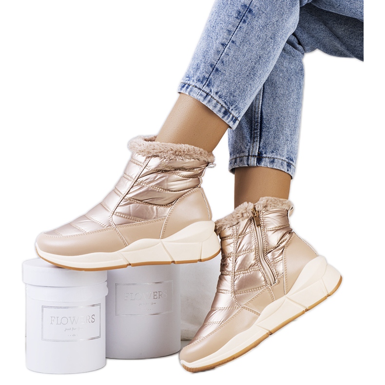 Lago golden snow boots beige