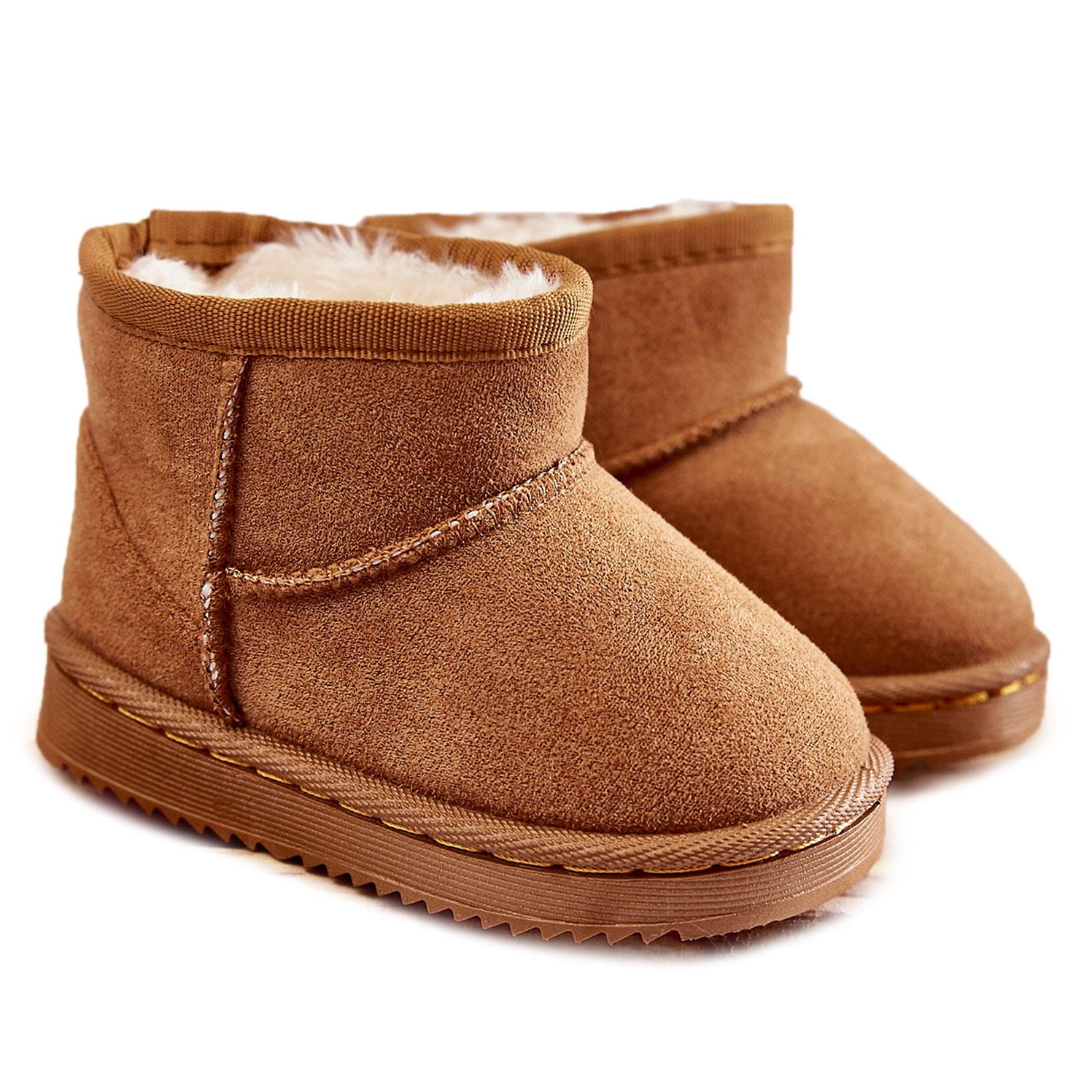 FR1 Children s Warm Snow Boots Camel Gooby brown