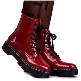 S.Barski Women's Boots Red Kognito HY56
