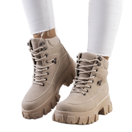 PA1 Beige women's Bisa hiking boots