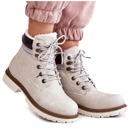 Women's Warm Boots Light Gray Lonne grey