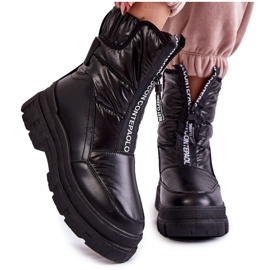 Vinceza Comfortable Women's Black Snow Boots Elodia