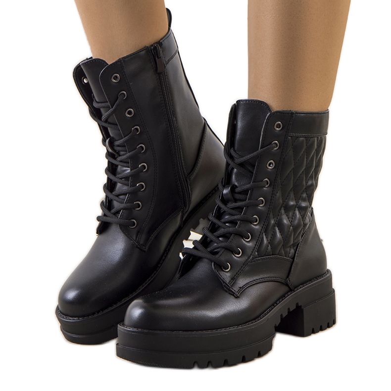 PA1 Mezza women's black hiking boots