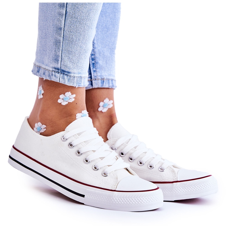 PJ1 Women's Classic Sneakers White Be Mine PJ1 Women's Classic Sneakers White Be Mine