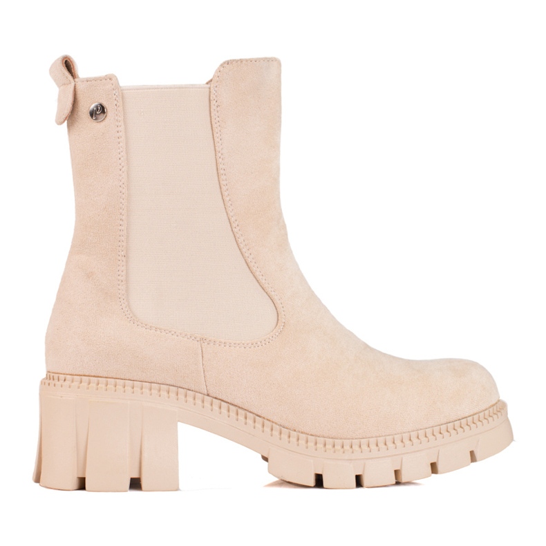 W. Potocki Beige women's Chelsea boots from Potocki