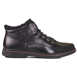 Shelovet men's high boots black Shelovet men's high boots black