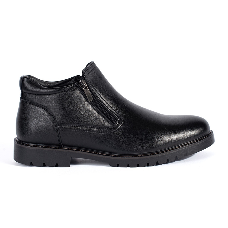 Men's shoes made of eco leather black Men's shoes made of eco leather black